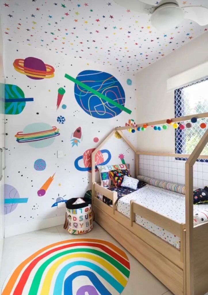 decoração quarto infantil masculino pequeno