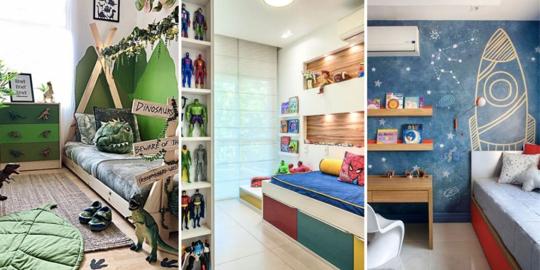 decoração quarto menino montessoriano