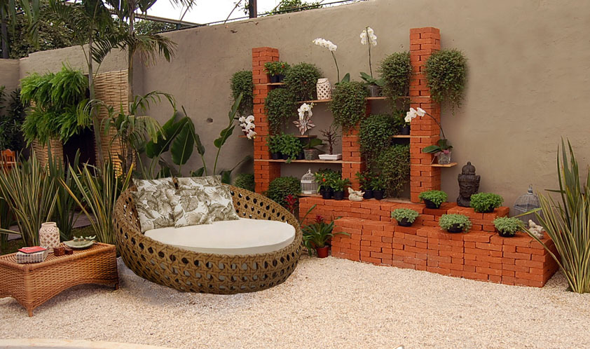 ideias de decoração de quintal simples e baratas