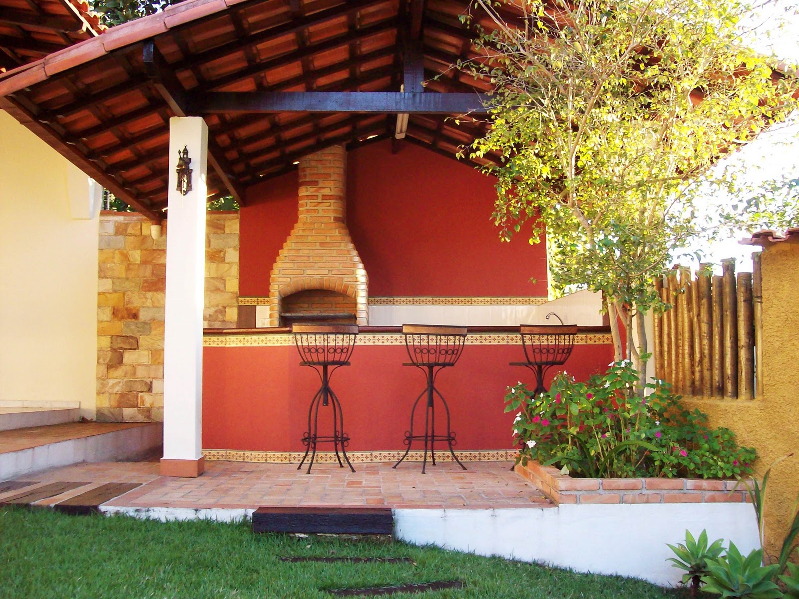 decoração quintal simples