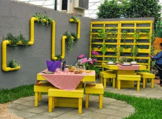 decoração quintal simples