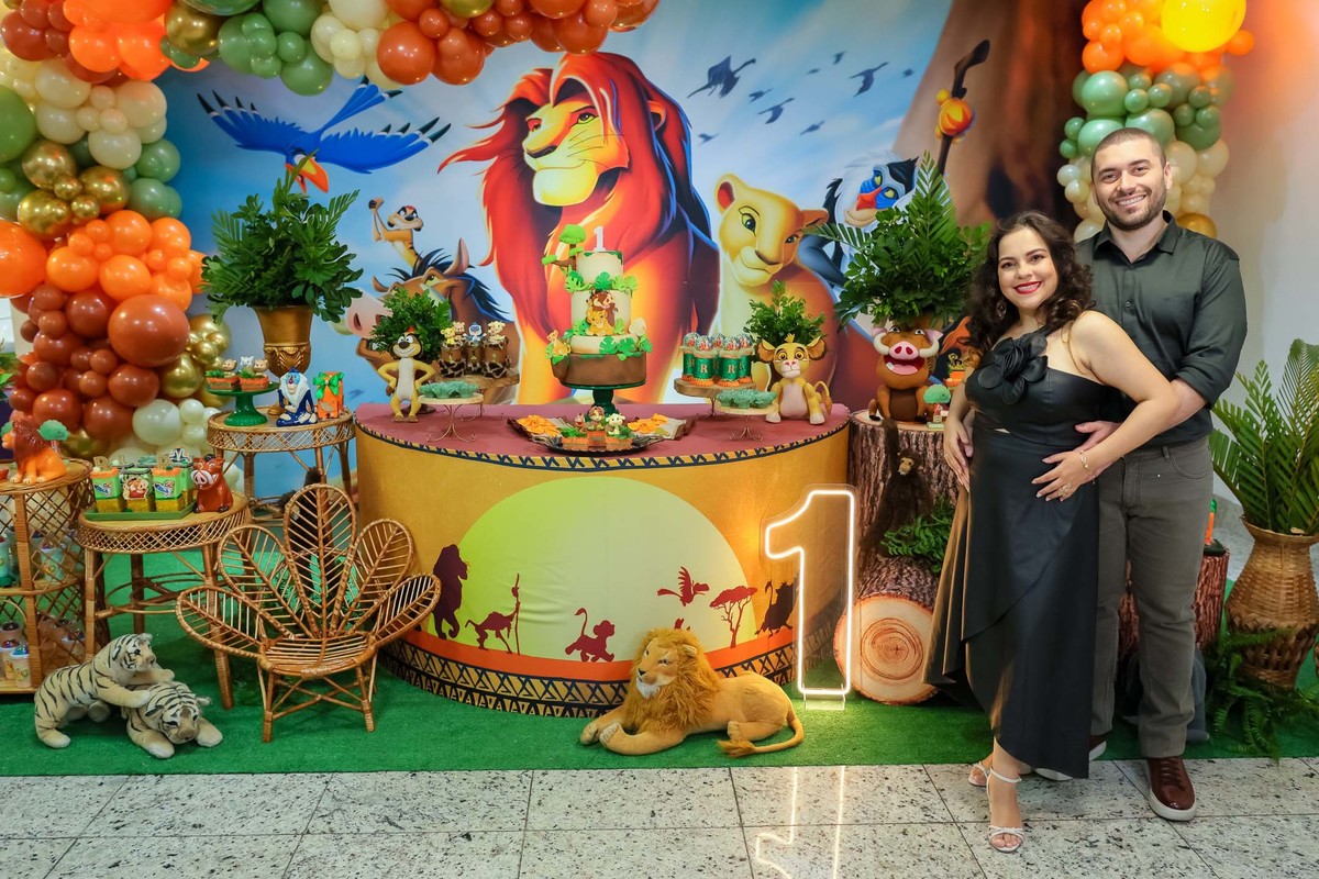 decoração animais da selva 1 ano