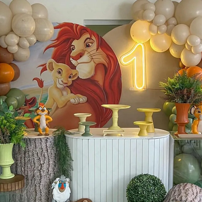 bolo decorado rei leão 1 ano