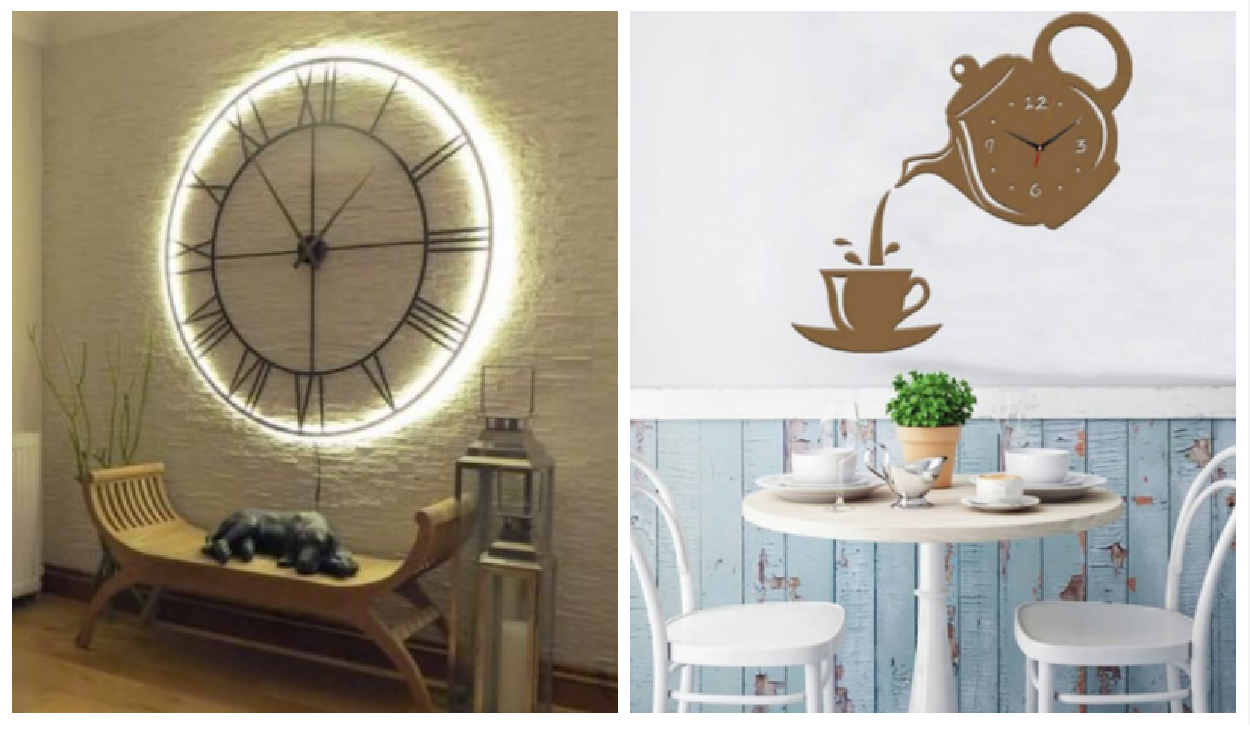 relogio de parede moderno vs vintage qual escolher
