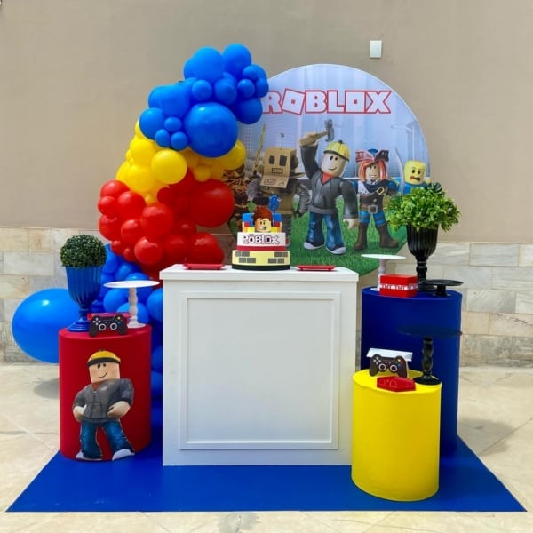 bolo temático roblox