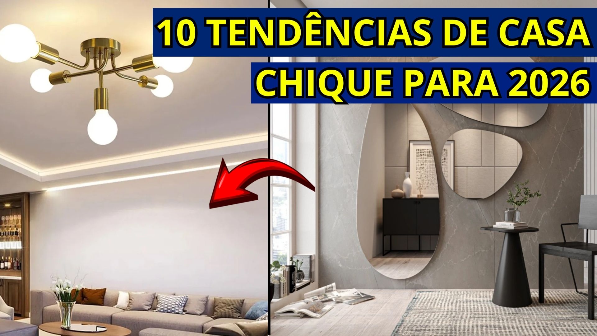 decoração sala 2026