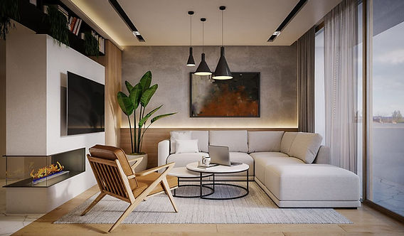 ideias de decoração sala 5x3 com sofá retrátil