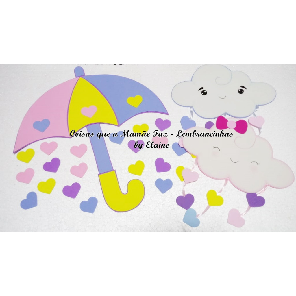 Decoração Chuva de Amor para Educação Infantil