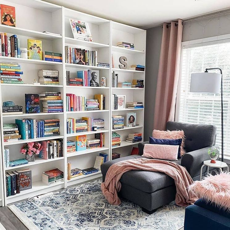 decoração sala de leitura