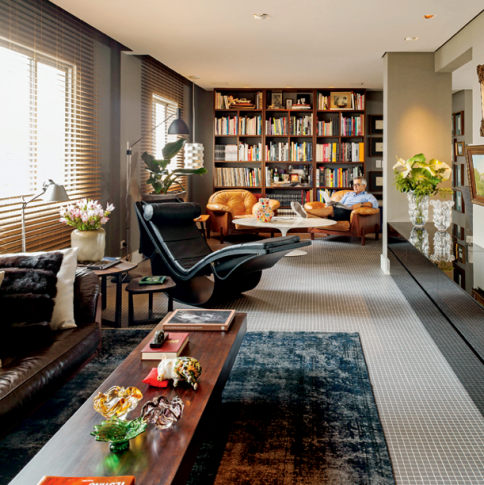 decoração sala de leitura