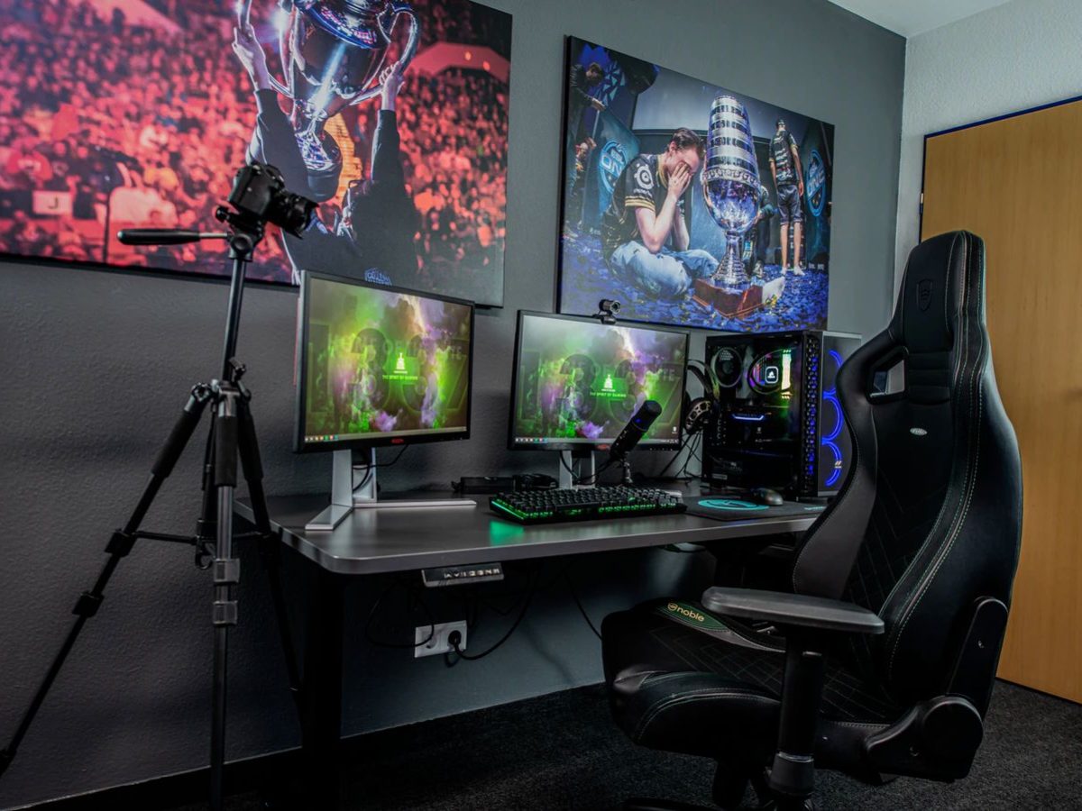 setup gamer minimalista