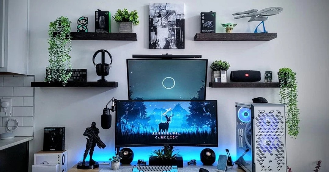 decoração quarto gamer