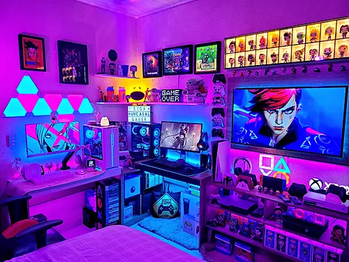 setup gamer futurista