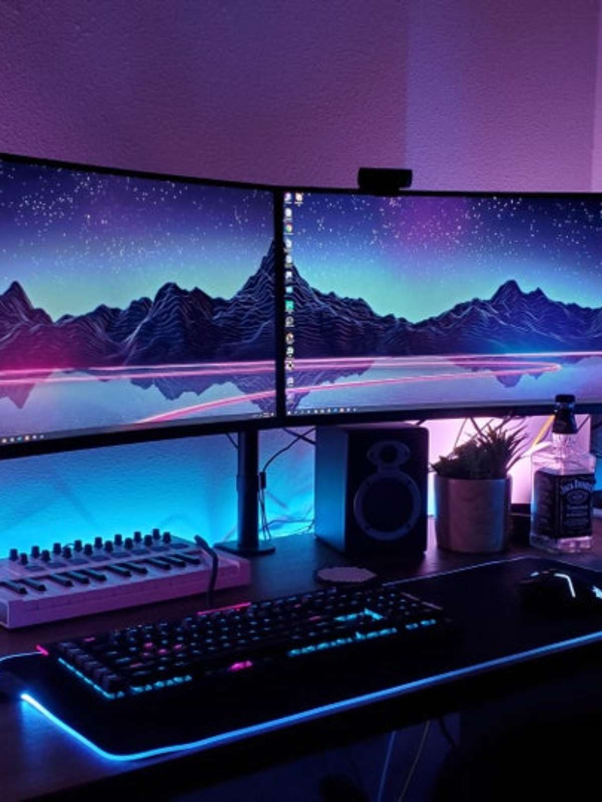setup gamer rgb