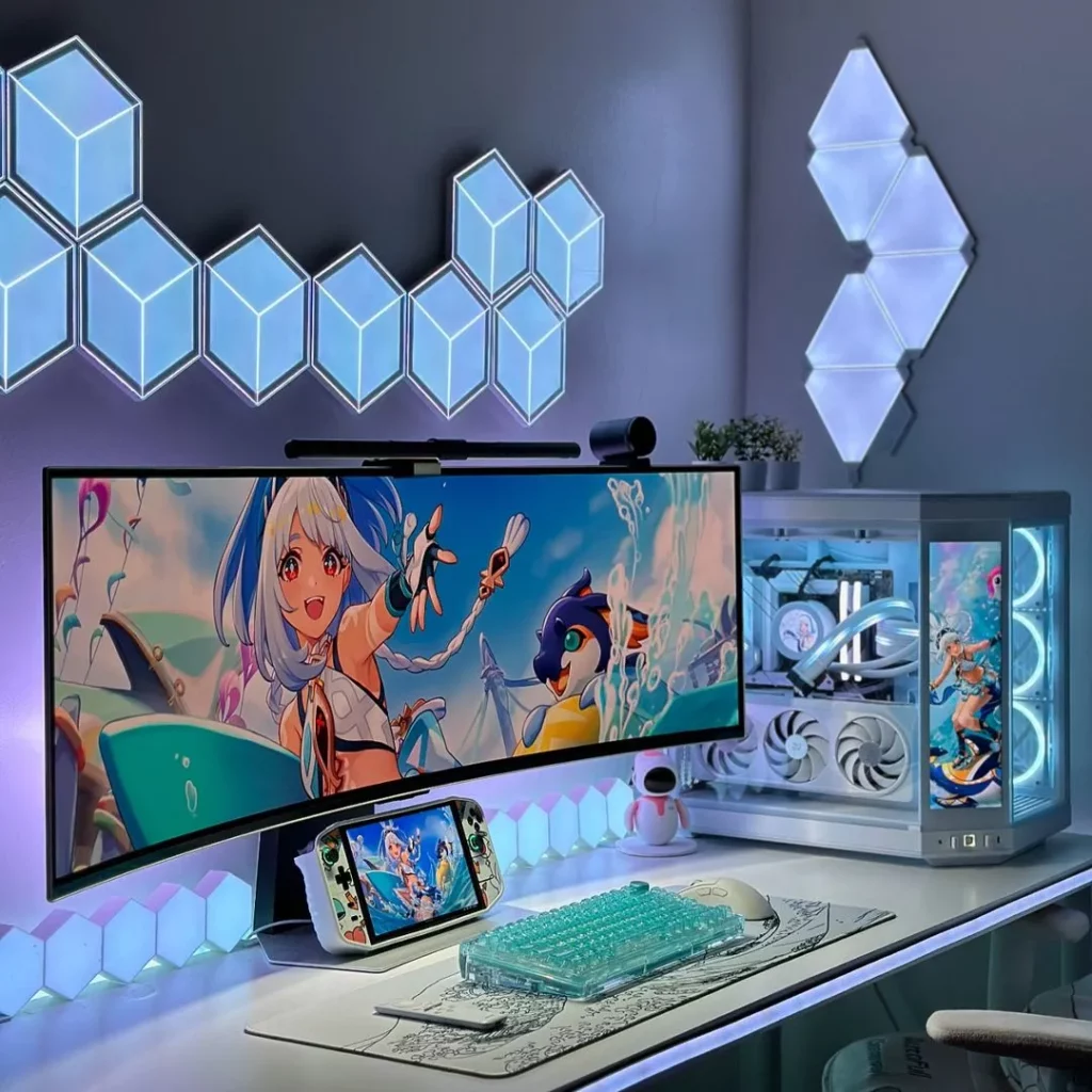 setup gamer rgb