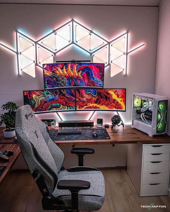 setup gamer pequeno