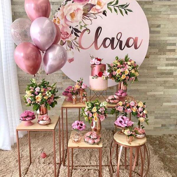 decoração simples 18 anos