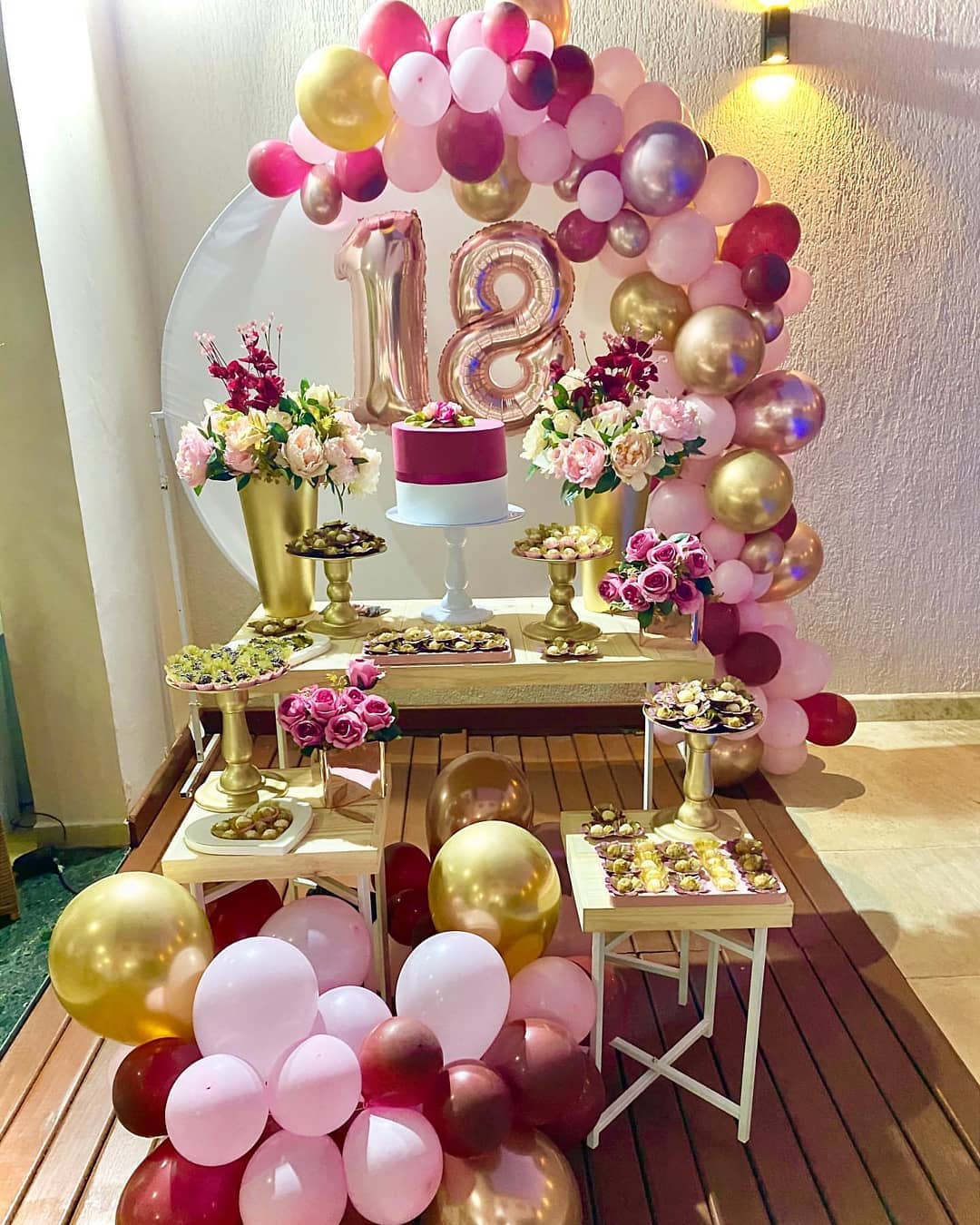 erros comuns na decoração de festa de 18 anos simples
