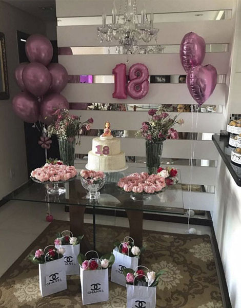 quanto custa decorar uma festa de 18 anos simples