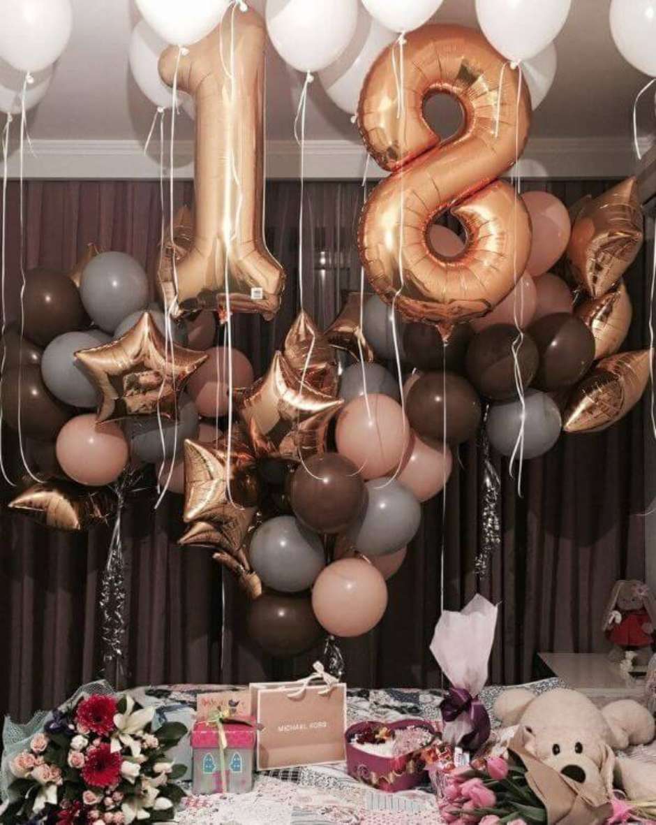 ideias de decoração simples para festa de 18 anos