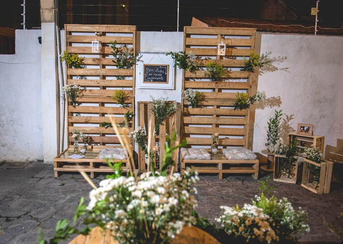 inspiração decoração casamento simples