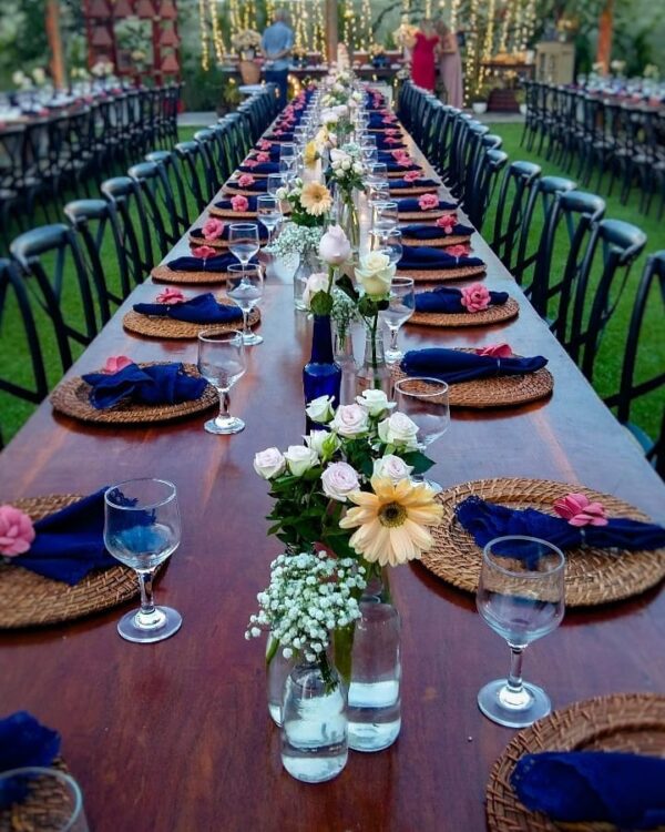 decoração simples casamento na praia