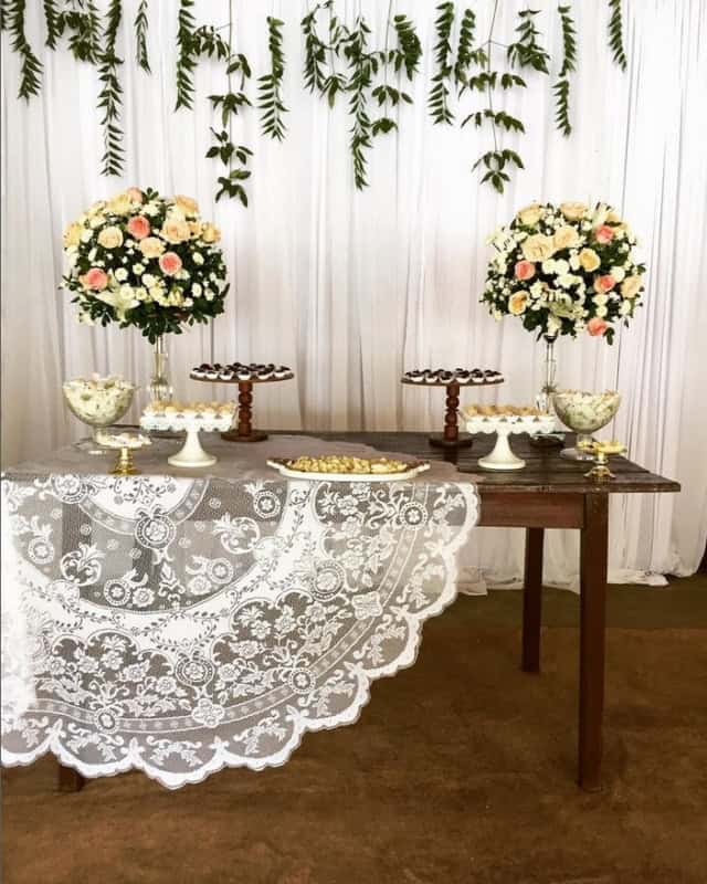 decoração simples casamento civil