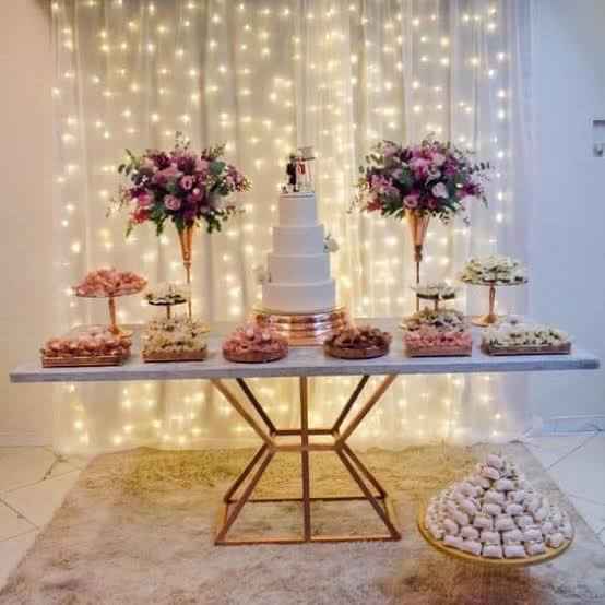 decoração simples casamento civil