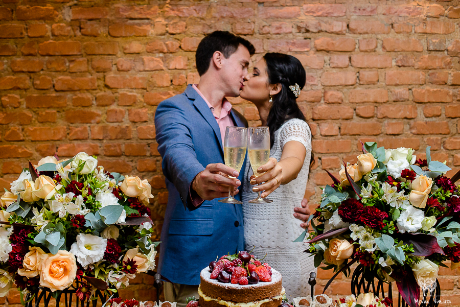 decoração simples casamento civil