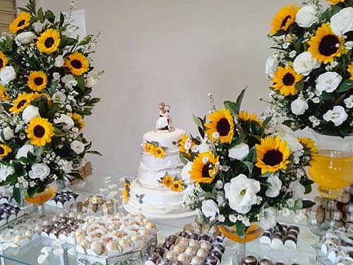 decoração simples casamento civil
