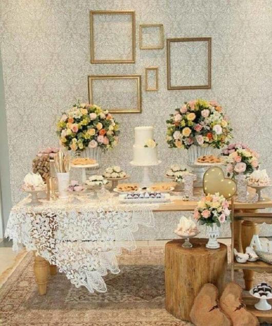decoração simples casamento civil