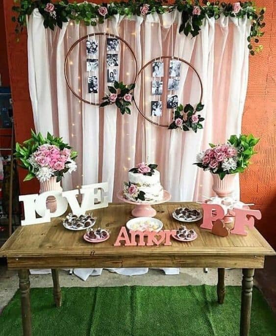 decoração simples casamento civil