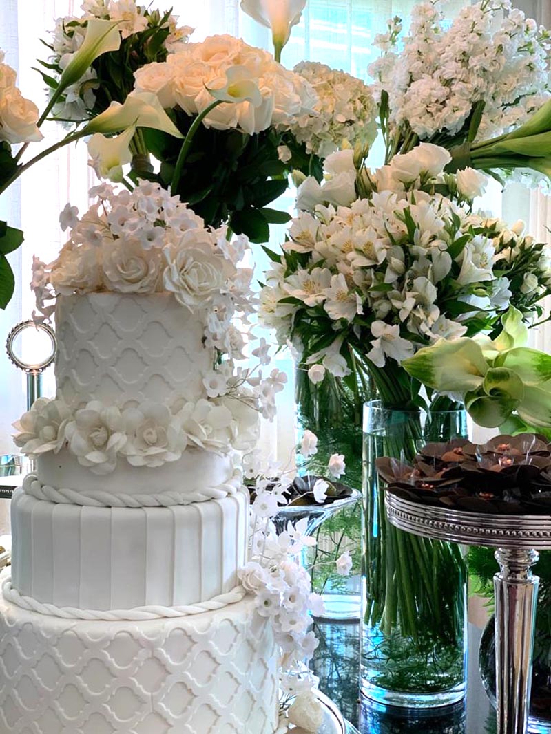 decoração simples casamento civil