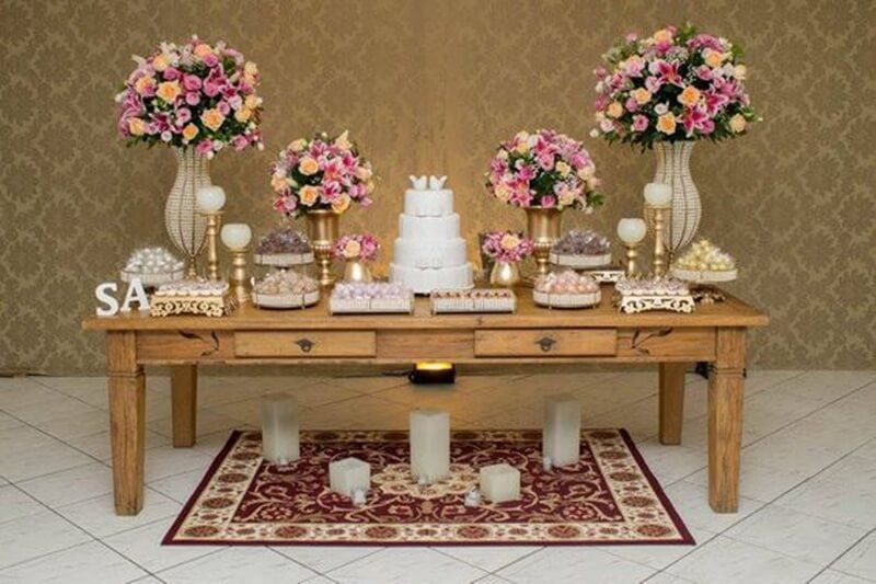 decoração simples casamento civil