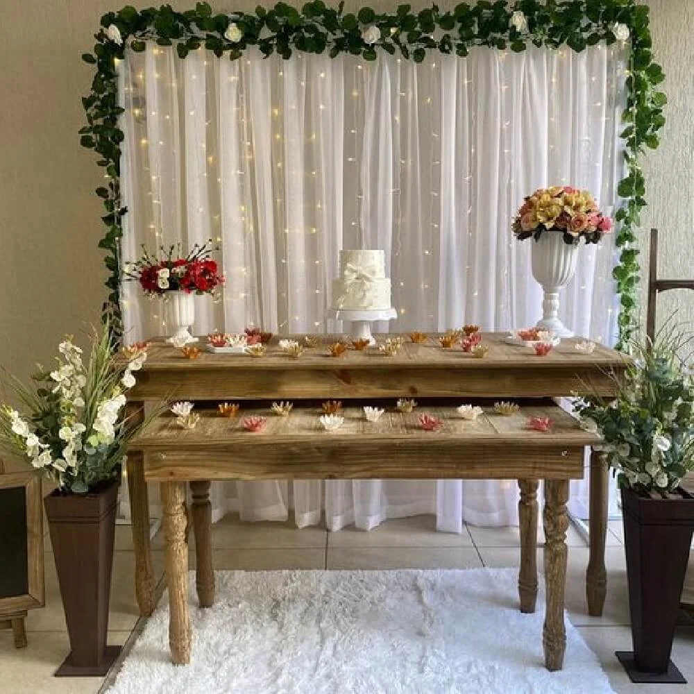 decoração simples casamento civil