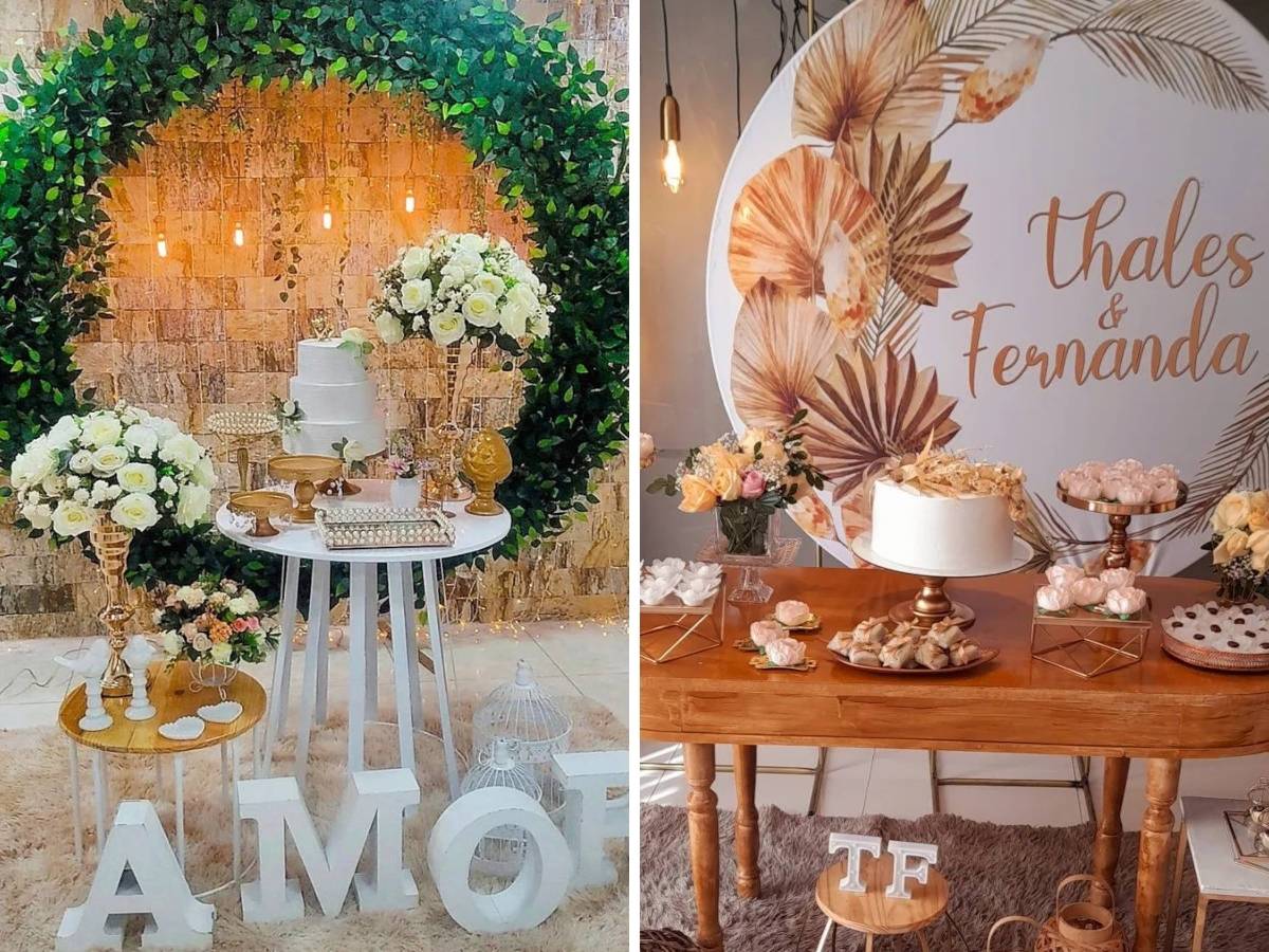 decoração simples casamento civil