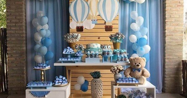 ideias de decoração simples para chá de fraldas