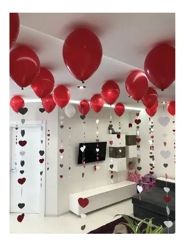 decoração com balões sem hélio