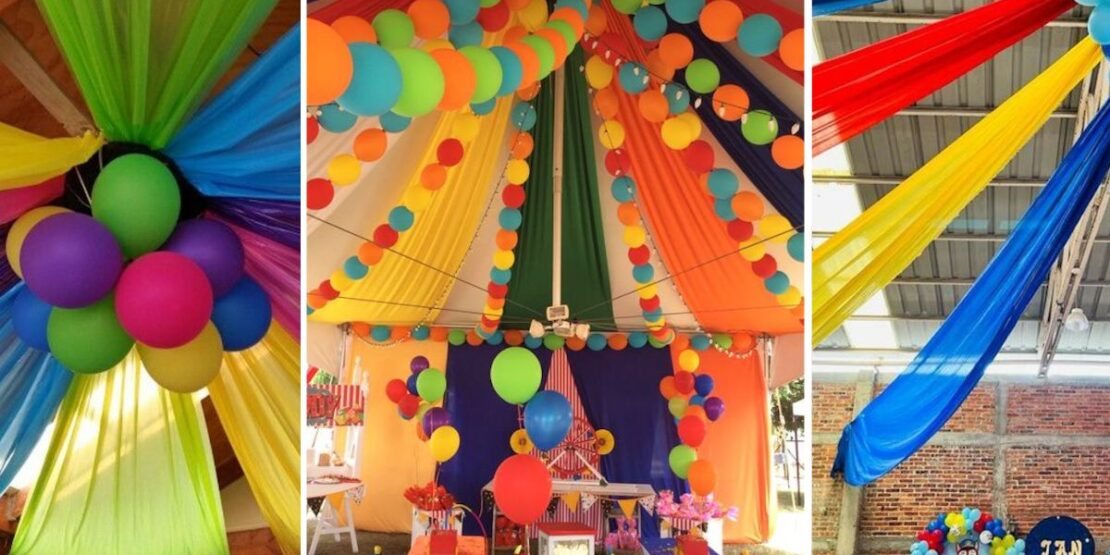 passo a passo decoração balões teto