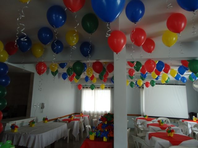 decoração simples e rápida com balões