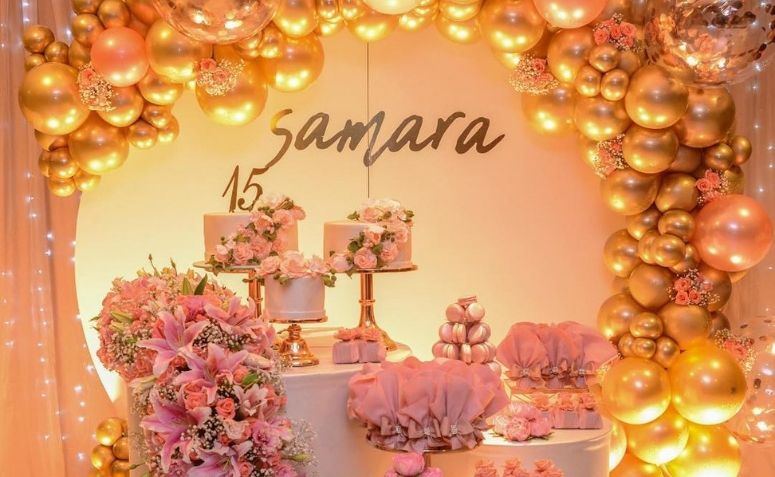 como economizar decoração festa 15 anos