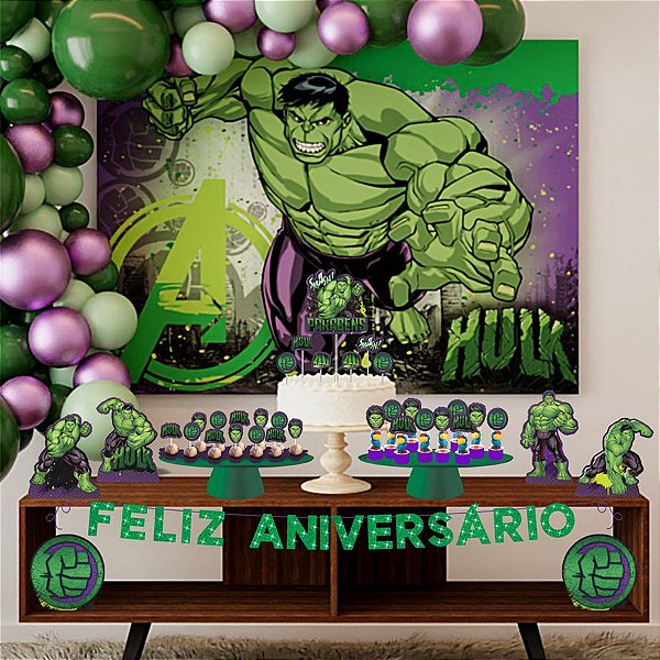 decoração hulk simples e barata