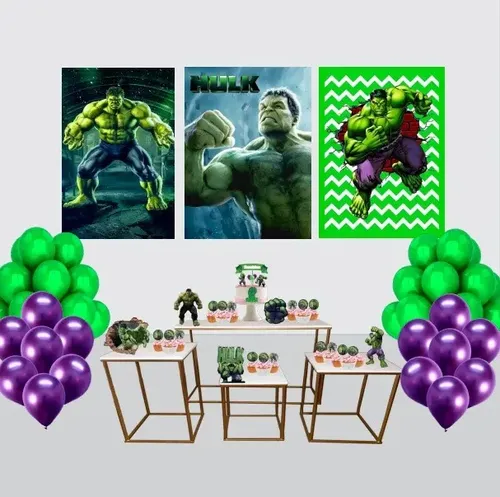 ideias decoração hulk festa infantil