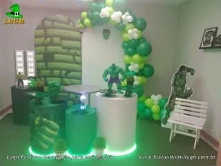 como fazer decoração hulk caseira