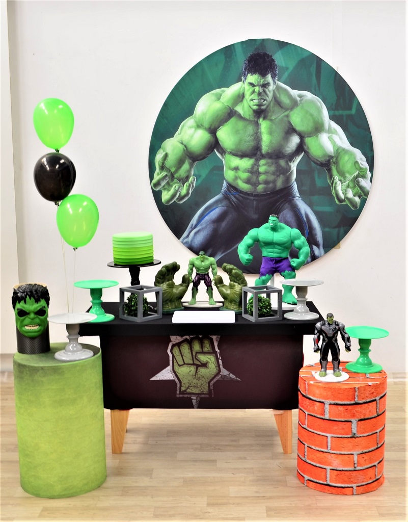 decoração hulk menino