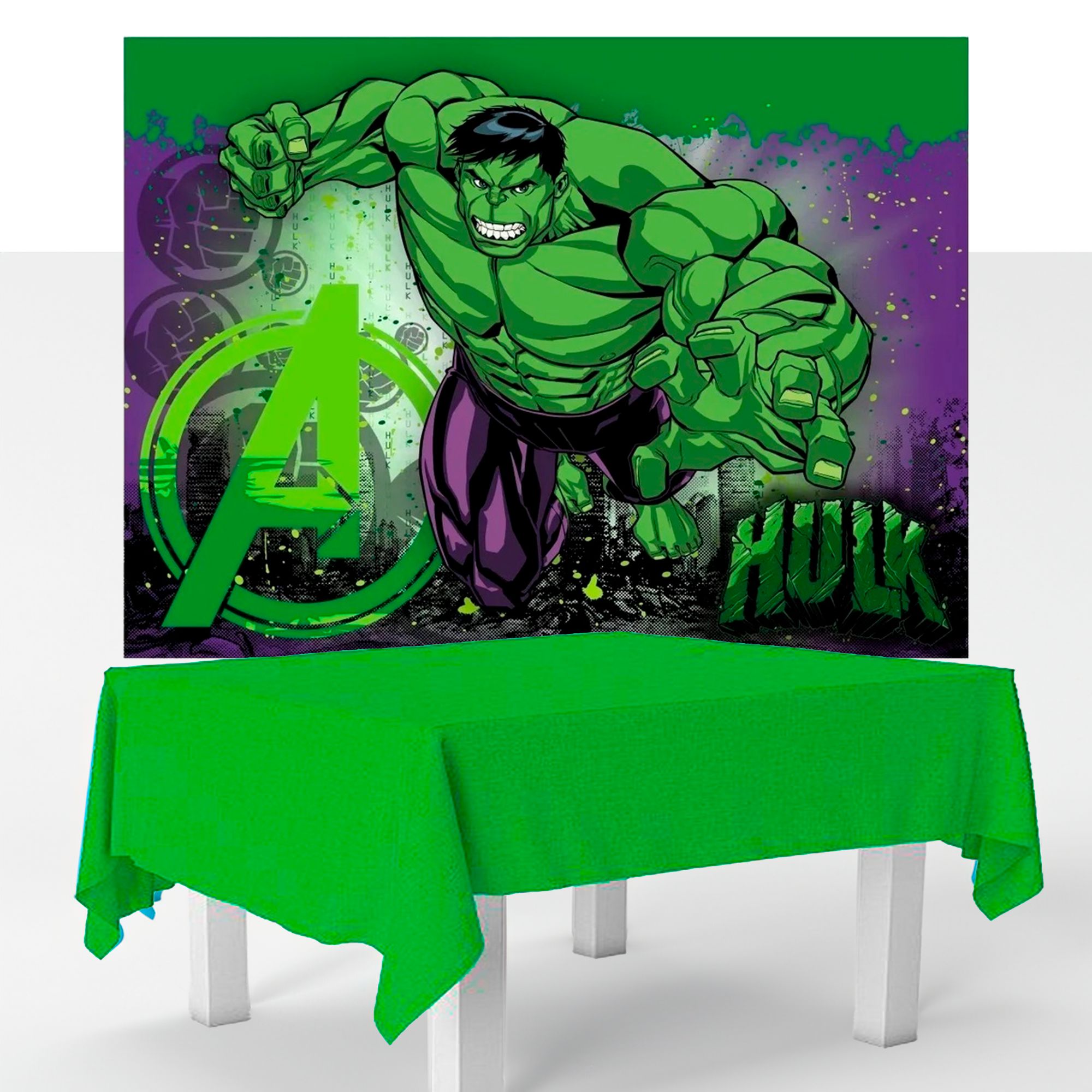 como fazer decoração hulk caseira