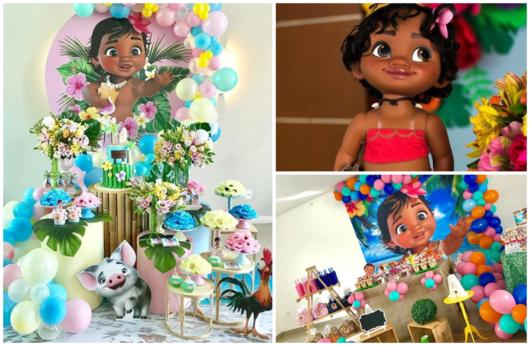 quanto custa uma decoração simples de moana baby