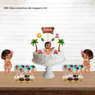 erros comuns na decoração de festa moana baby