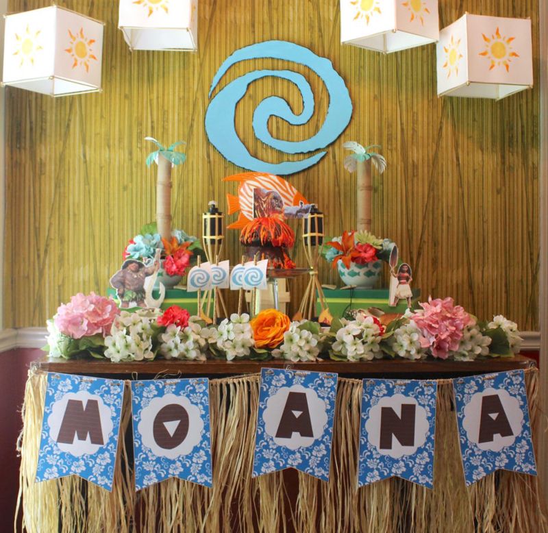 erros comuns na decoração de festa moana baby