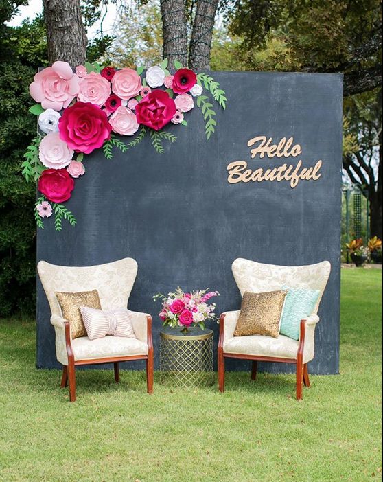 decoração simples para culto de casais